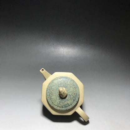 Chinese Yixing Zisha Clay Teapot  Eight Auspicious Auspicions Pot  as shown 250ml