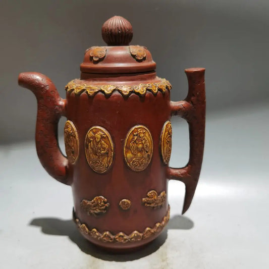 Chinese Yixing Zisha Clay Teapot  Eight Immortal Pot Chen Mingyuan 1000ml