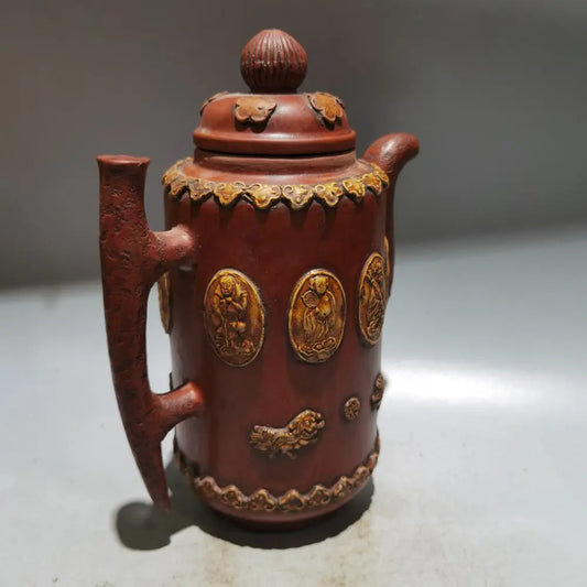 Chinese Yixing Zisha Clay Teapot  Eight Immortal Pot Chen Mingyuan 1000ml