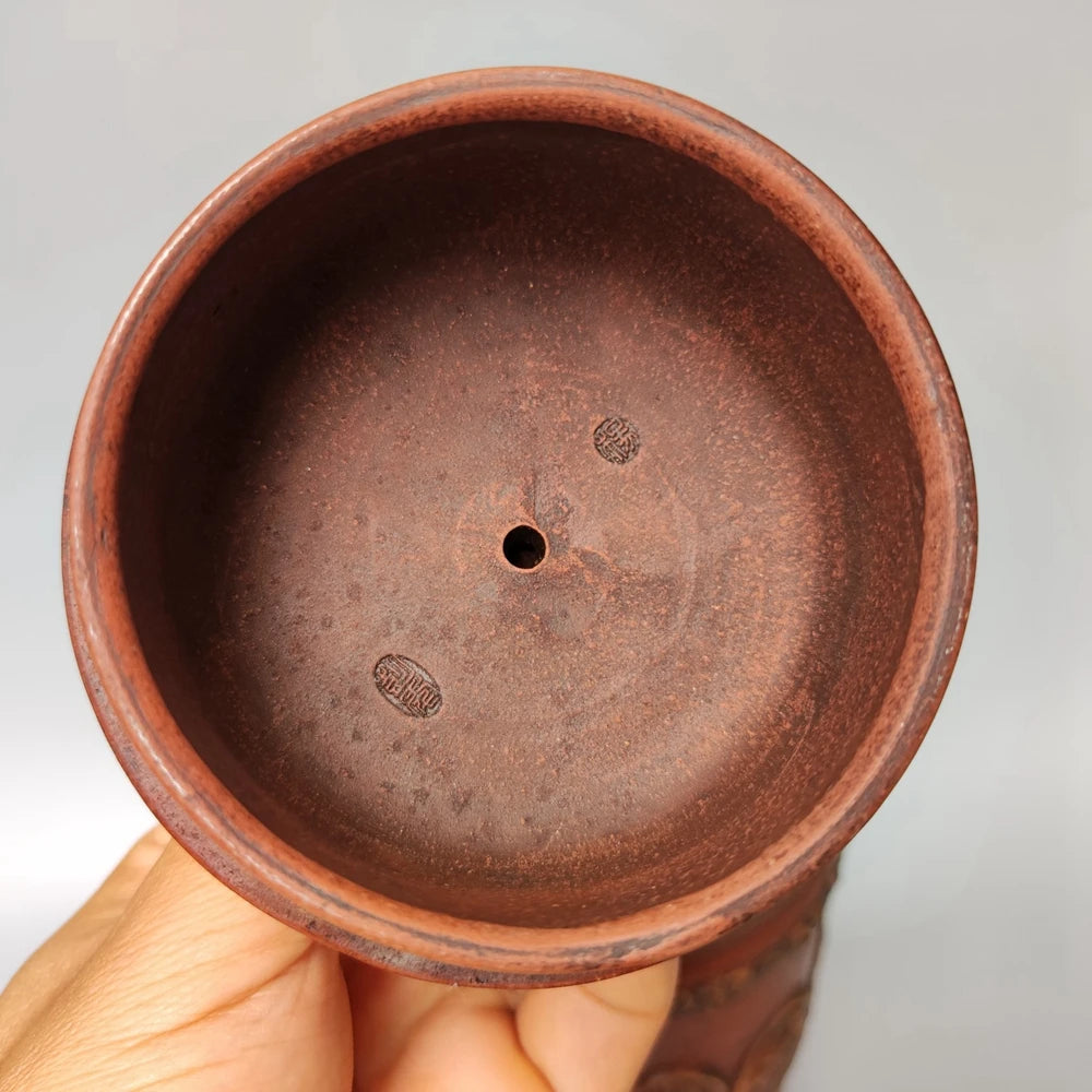 Chinese Yixing Zisha Clay Teapot  Eight Immortal Pot Yang Pengnian 1000ml