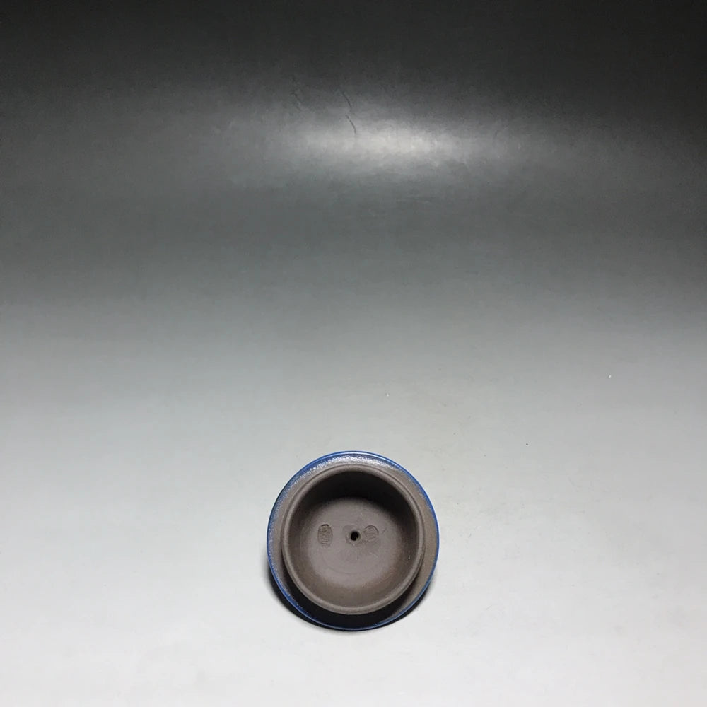 Chinese Yixing Zisha Clay Teapot  Enamel colored hexagonal Pot  Gu Jingzhou 300ml