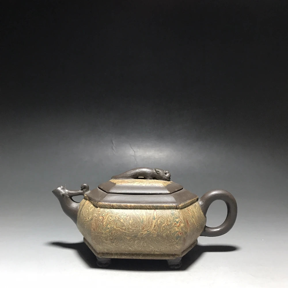 Chinese Yixing Zisha Clay Teapot  Fenlong Pot  Jinding trademark 200ml