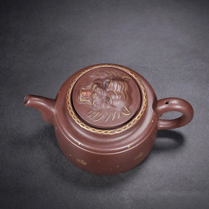 Chinese Yixing Zisha Clay Teapot  Fortune comes and goes Pot Yixing Shushan Ceramic Production Cooperative 350ml