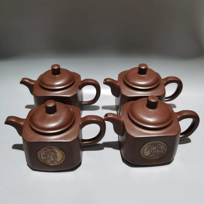 Chinese Yixing Zisha Clay Teapot  Four Beauties Set Pot Fuji 260ml