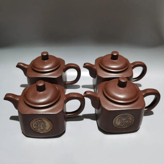 Chinese Yixing Zisha Clay Teapot  Four Beauties Set Pot Fuji 260ml