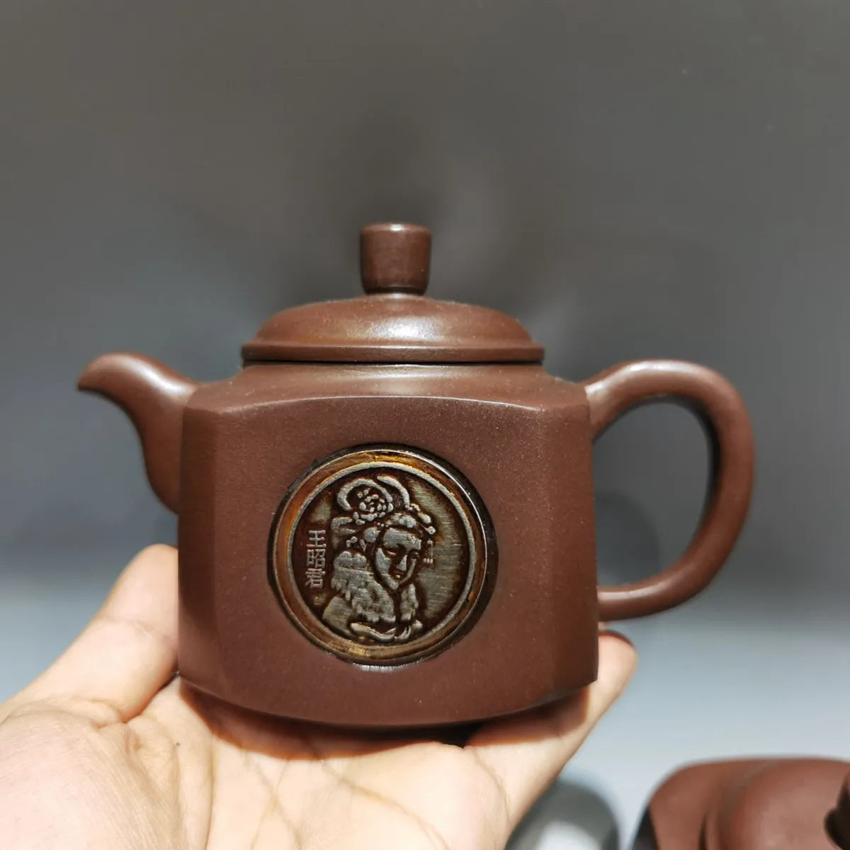 Chinese Yixing Zisha Clay Teapot  Four Beauties Set Pot Fuji 260ml