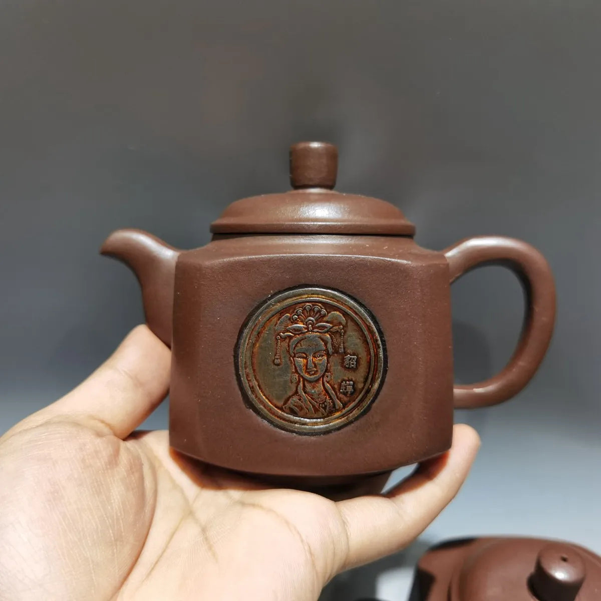 Chinese Yixing Zisha Clay Teapot  Four Beauties Set Pot Fuji 260ml