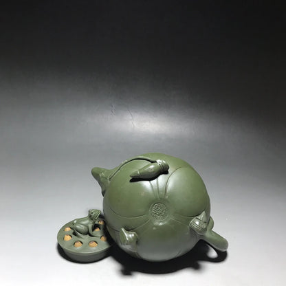 Chinese Yixing Zisha Clay Teapot  Frog Lotus Seed Pot Jiang Rong 350ml