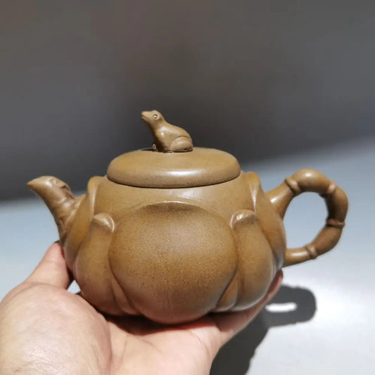 Chinese Yixing Zisha Clay Teapot  Frog Pot Shao Daheng 320ml