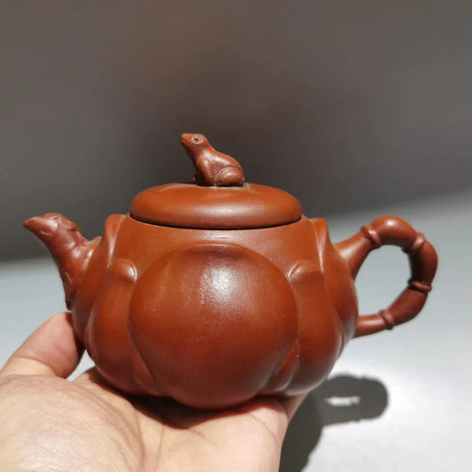 Chinese Yixing Zisha Clay Teapot  Frog Pot produced by Yixing 320ml