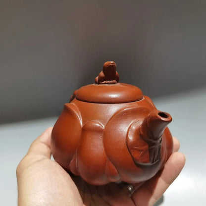 Chinese Yixing Zisha Clay Teapot  Frog Pot produced by Yixing 320ml