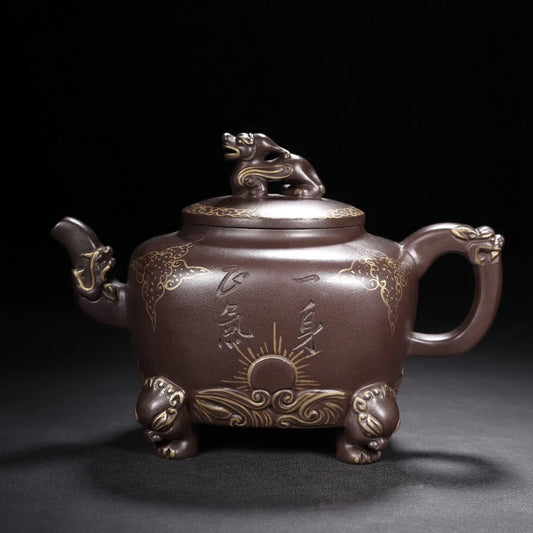 Chinese Yixing Zisha Clay Teapot  Full of righteousness Pot Xu Hantang 400ml