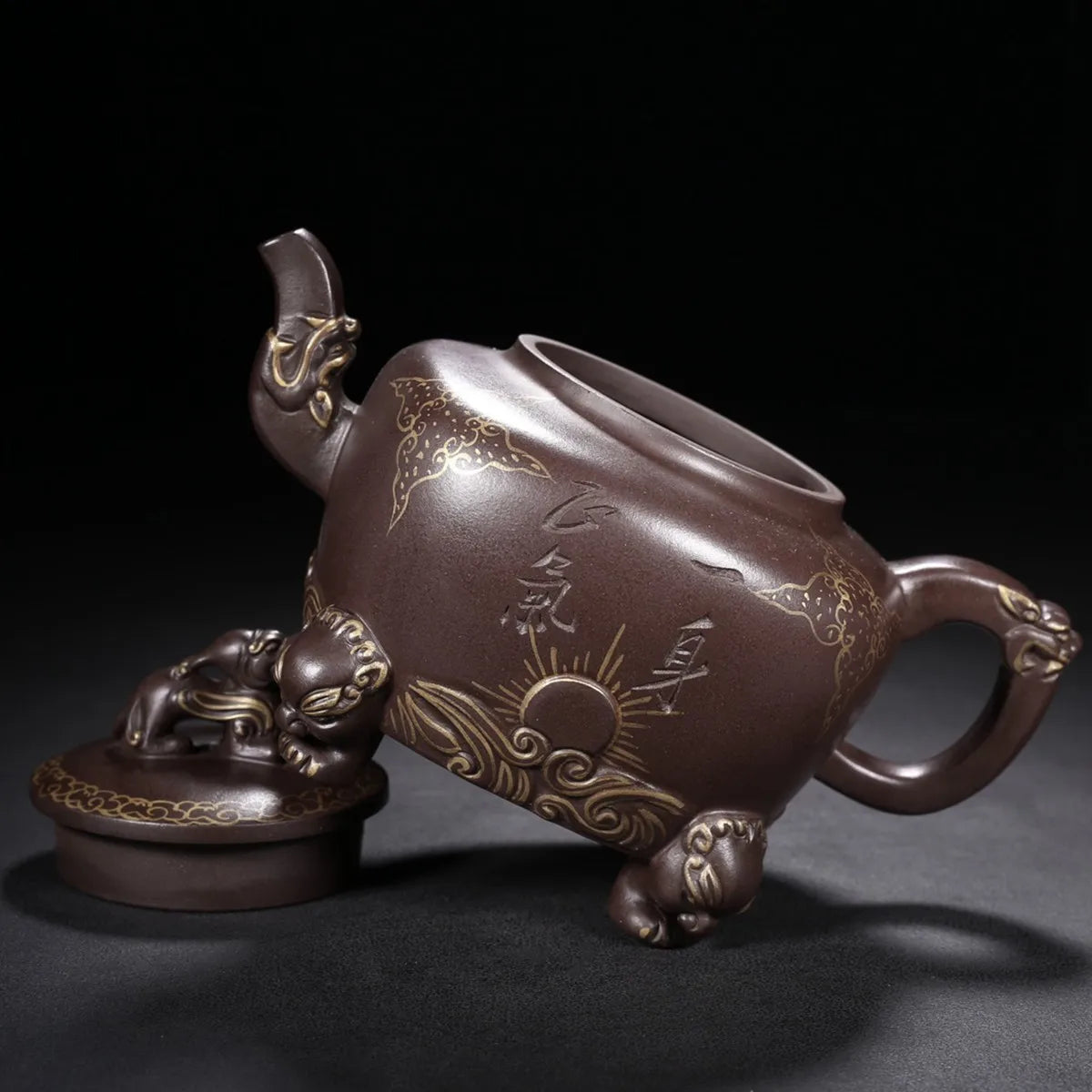 Chinese Yixing Zisha Clay Teapot  Full of righteousness Pot Xu Hantang 400ml