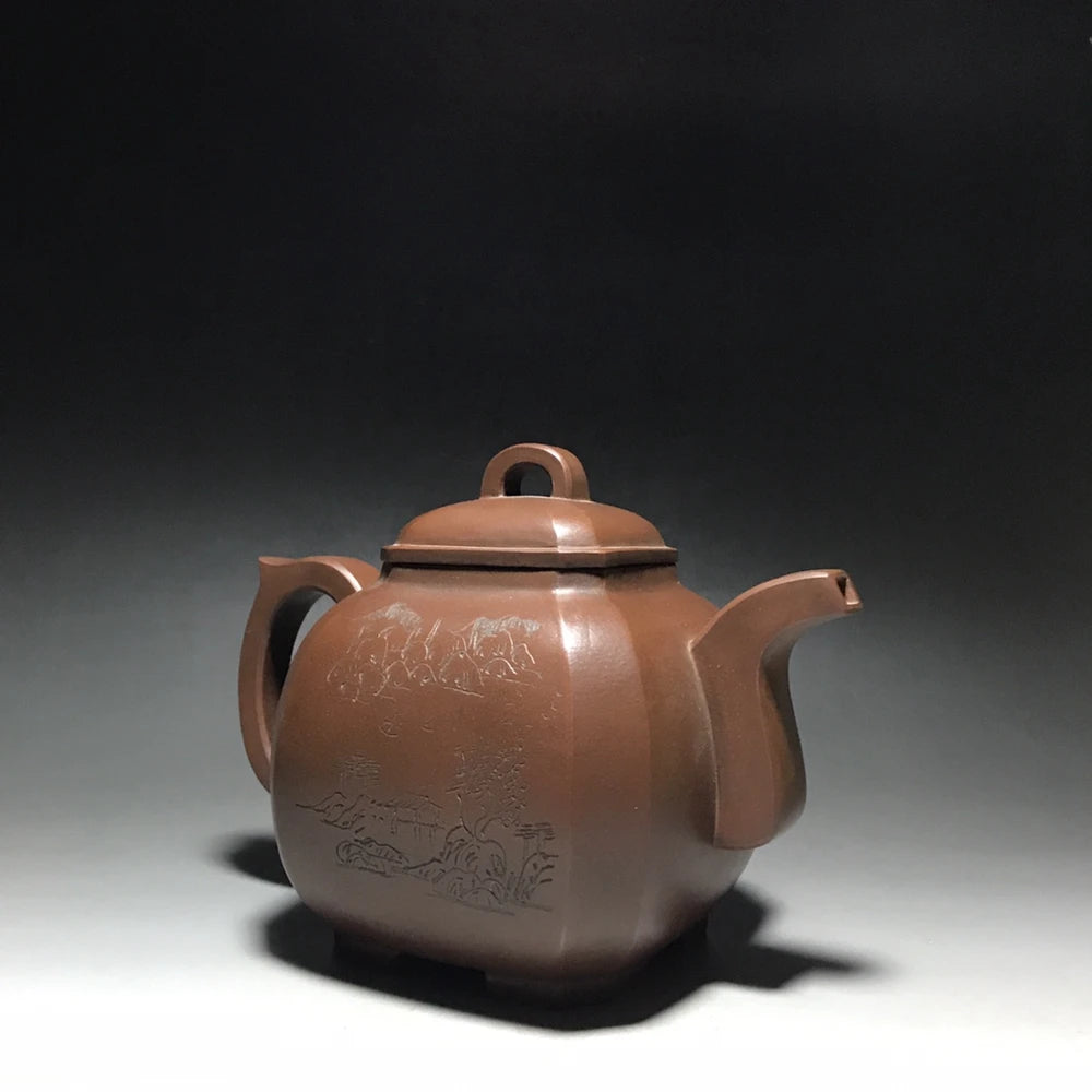 Chinese Yixing Zisha Clay Teapot  Fuwang Bafang Pot 900ml
