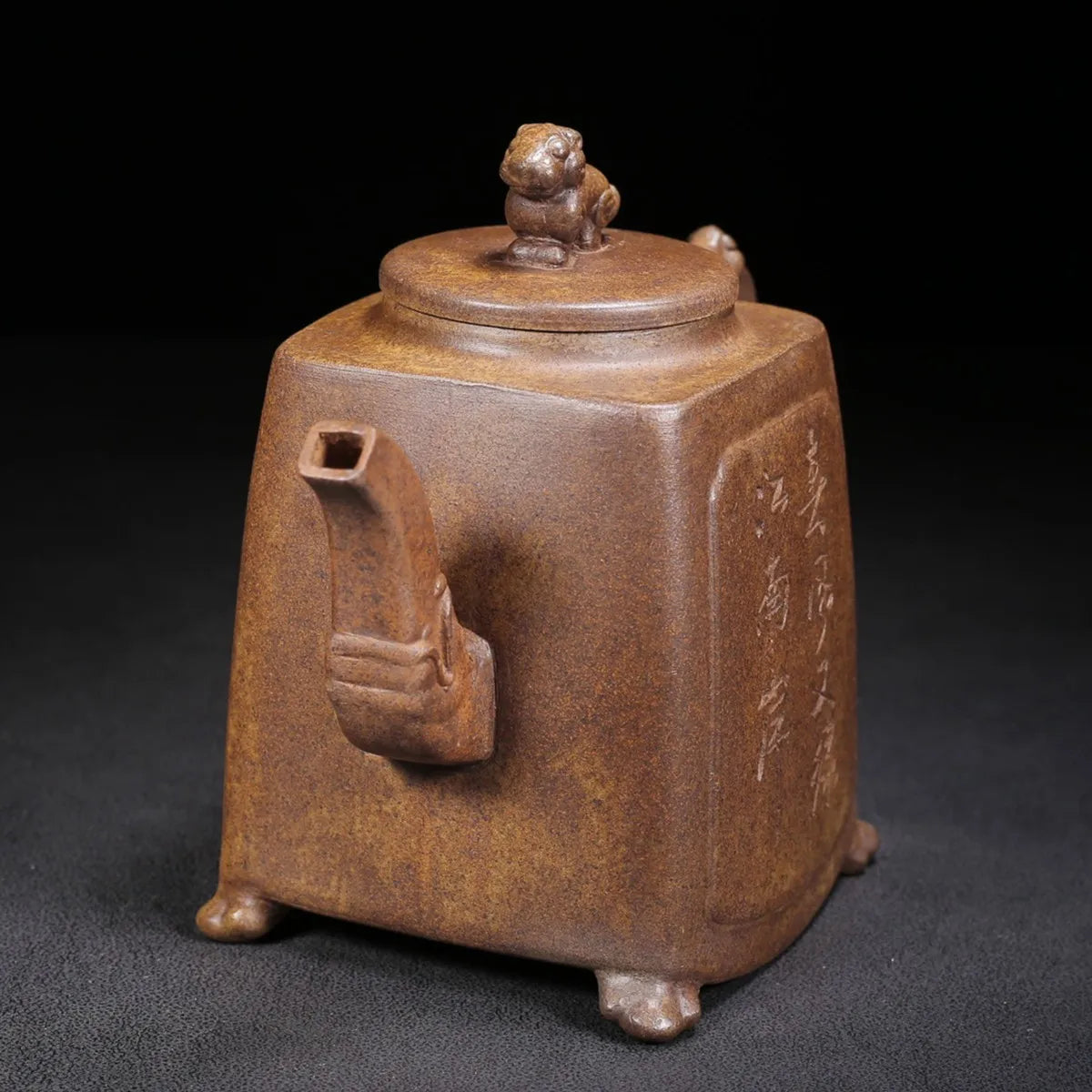 Chinese Yixing Zisha Clay Teapot  Gao Sifang Pot  Fan Zhenggen 450ml