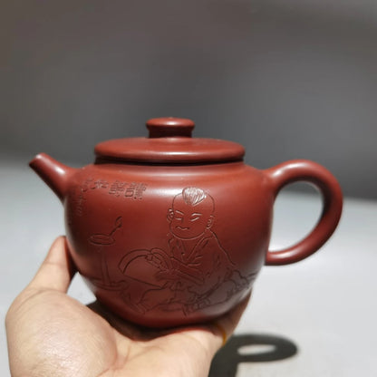 Chinese Yixing Zisha Clay Teapot  Giant Wheel Bead Pot Fan Zeng 450ml