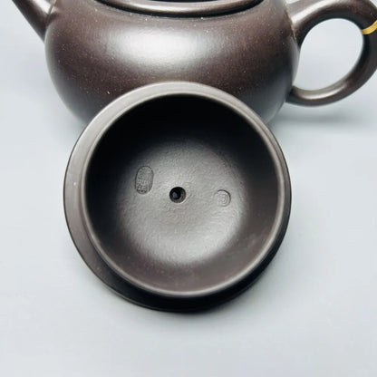 Chinese Yixing Zisha Clay Teapot  Gilding level Pot  He Gaorong 260ml