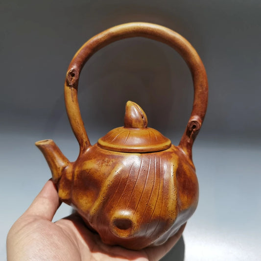 Chinese Yixing Zisha Clay Teapot  Gongchun Lifting Beam Pot  Gongchun 260ml