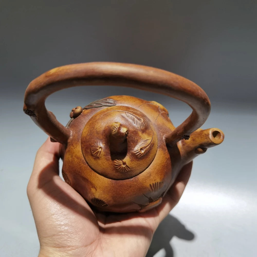 Chinese Yixing Zisha Clay Teapot  Gongchun Lifting Beam Pot  Gongchun 260ml