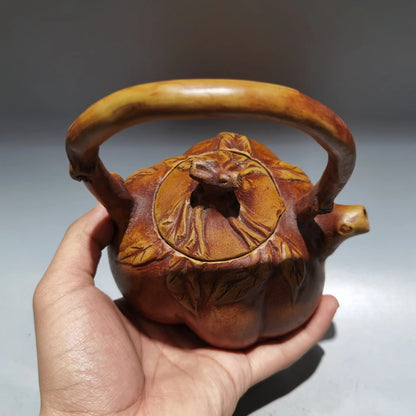 Chinese Yixing Zisha Clay Teapot  Gongchun Lifting Beam Pot  Gongchun 300ml