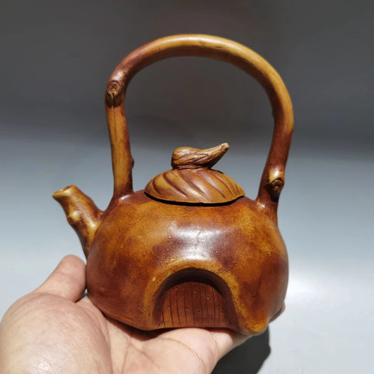 Chinese Yixing Zisha Clay Teapot  Gongchun Lifting Beam Pot  Gongchun 350ml