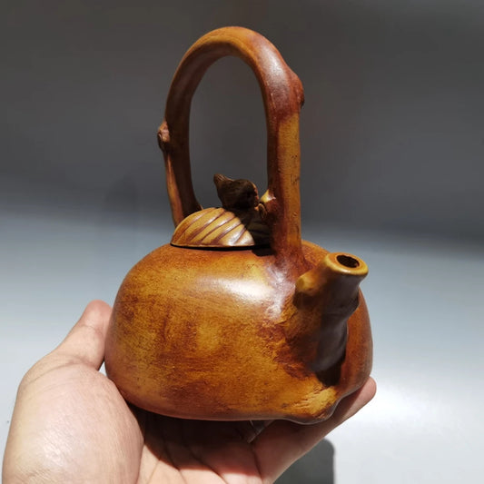 Chinese Yixing Zisha Clay Teapot  Gongchun Lifting Beam Pot  Gongchun 350ml