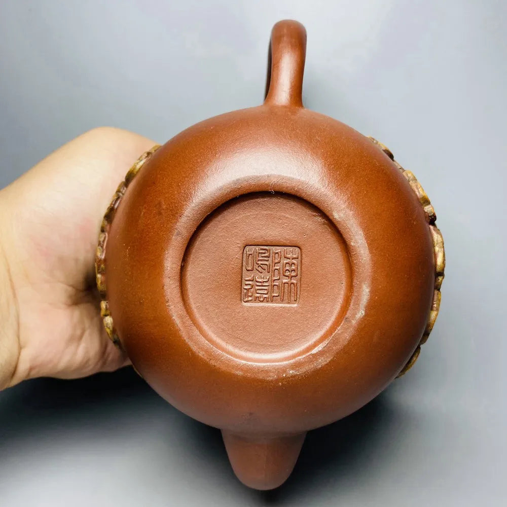 Chinese Yixing Zisha Clay Teapot  Gourd Pot Chen Mingyuan 500ml