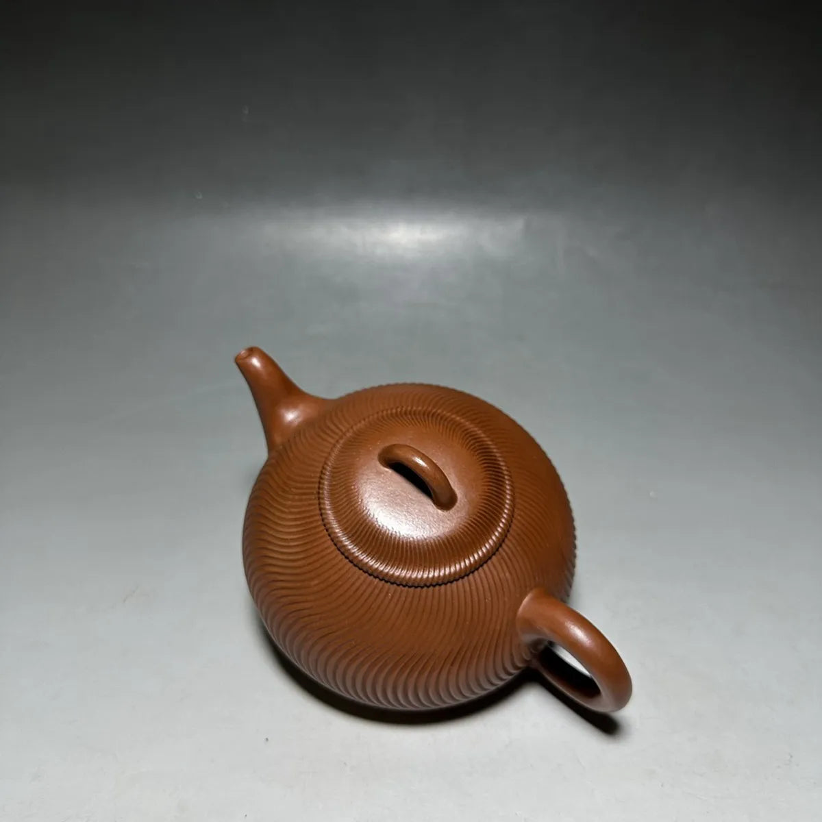 Chinese Yixing Zisha Clay Teapot  Gourd Pot Gu Jingzhou 450ml