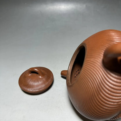 Chinese Yixing Zisha Clay Teapot  Gourd Pot Gu Jingzhou 450ml