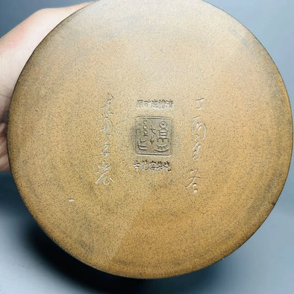 Chinese Yixing Zisha Clay Teapot Gu Long Kiln Chai Shao Children Pot Gu Jingzhou 500ml