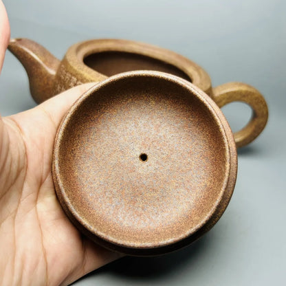 Chinese Yixing Zisha Clay Teapot Gu Long Kiln Chai Shao Commemorative Pot 600ml