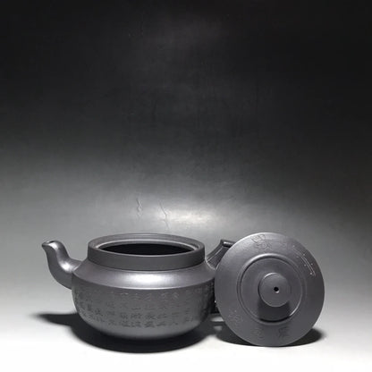 Chinese Yixing Zisha Clay Teapot  Han Jun's Love for Lotus Says Pot Fang Kaiming 450ml
