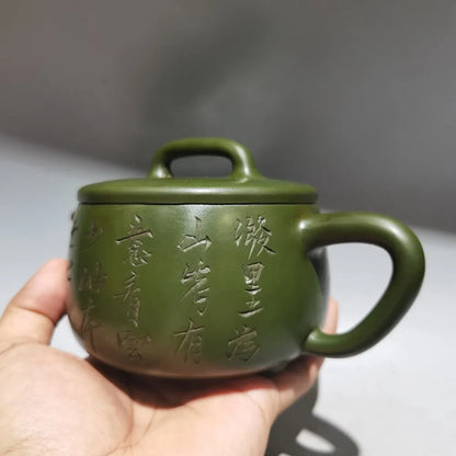 Chinese Yixing Zisha Clay Teapot  Hanwa Pot Gu Jingzhou 380ml
