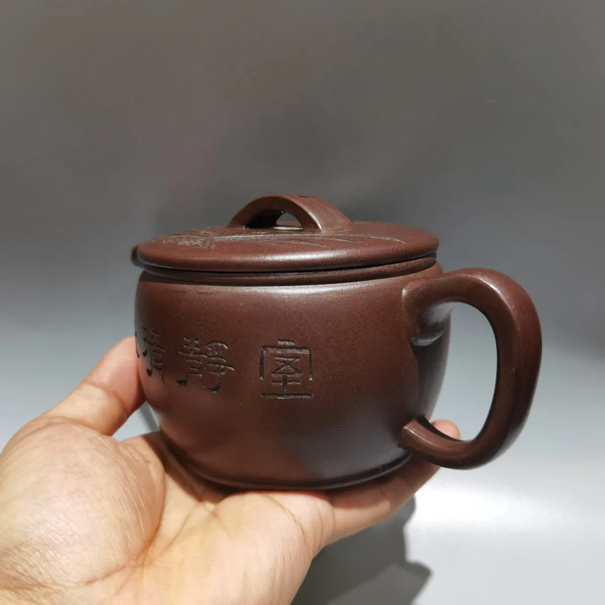 Chinese Yixing Zisha Clay Teapot  Hanwa Pot Gu Jingzhou 420ml