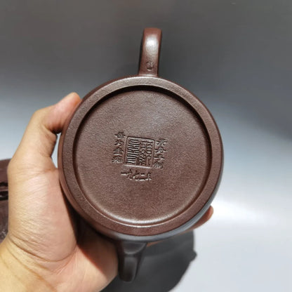 Chinese Yixing Zisha Clay Teapot  Hanwa Pot Gu Jingzhou 420ml