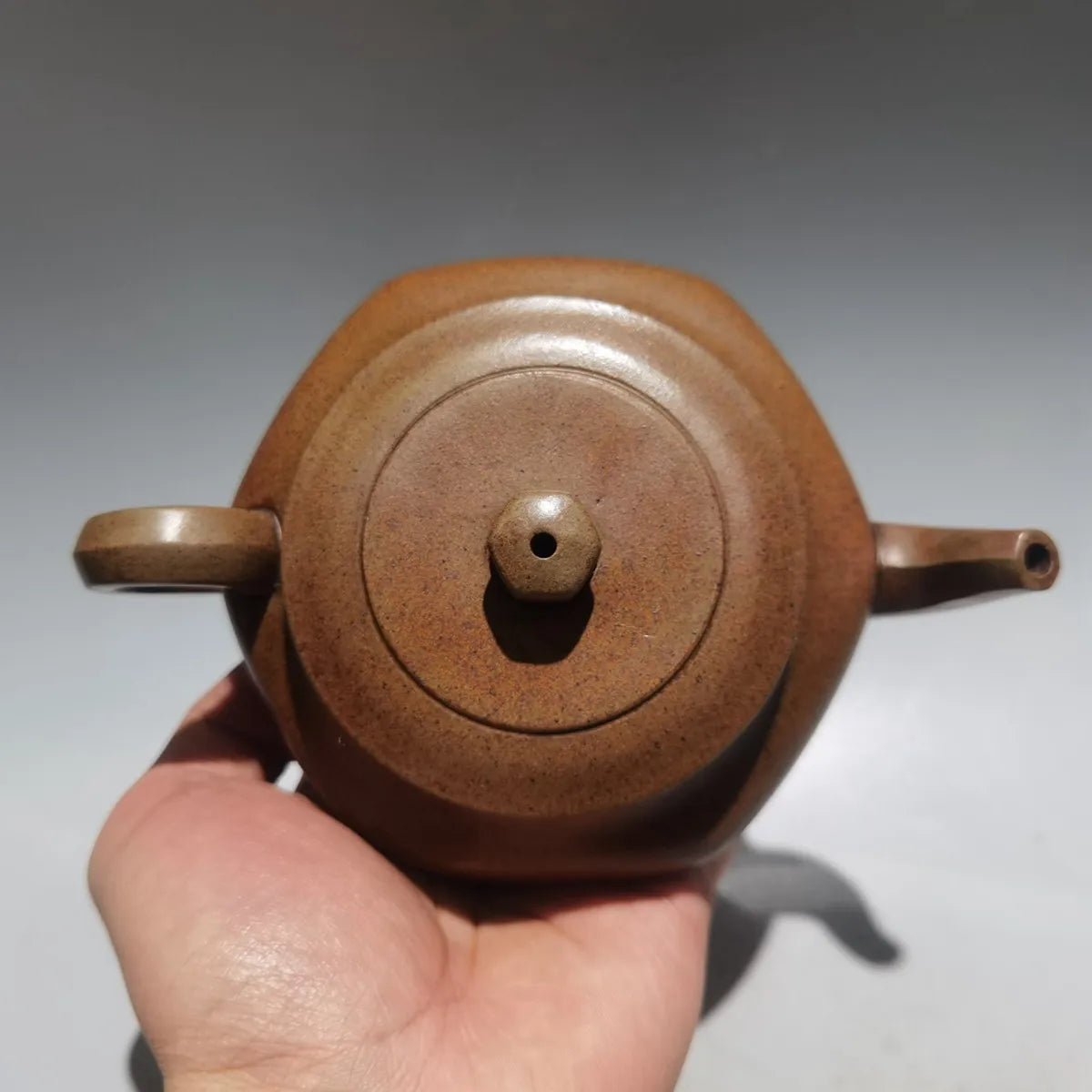 Chinese Yixing Zisha Clay Teapot  Hexagonal Pot State Guesthouse Gift 360ml