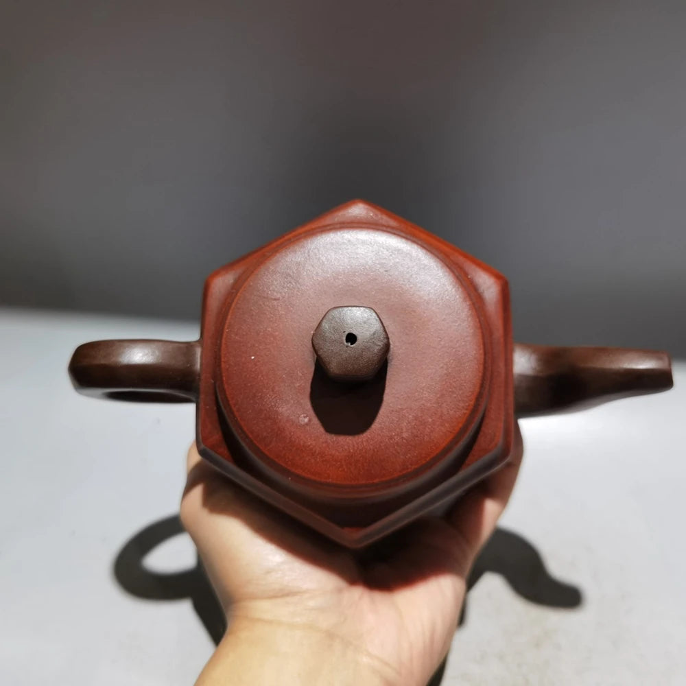 Chinese Yixing Zisha Clay Teapot  Hexagonal Pot Zong Benheng 400ml