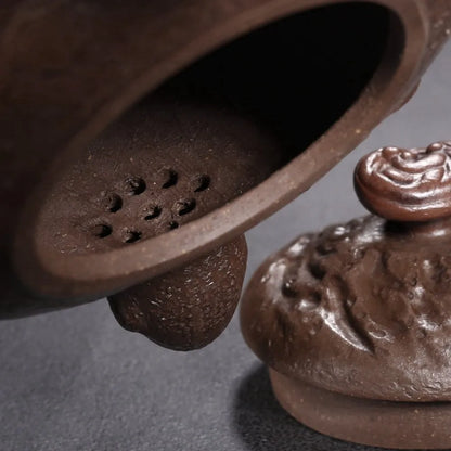 Chinese Yixing Zisha Clay Teapot  Hidden Dragon Pot Chen Guoliang 300ml