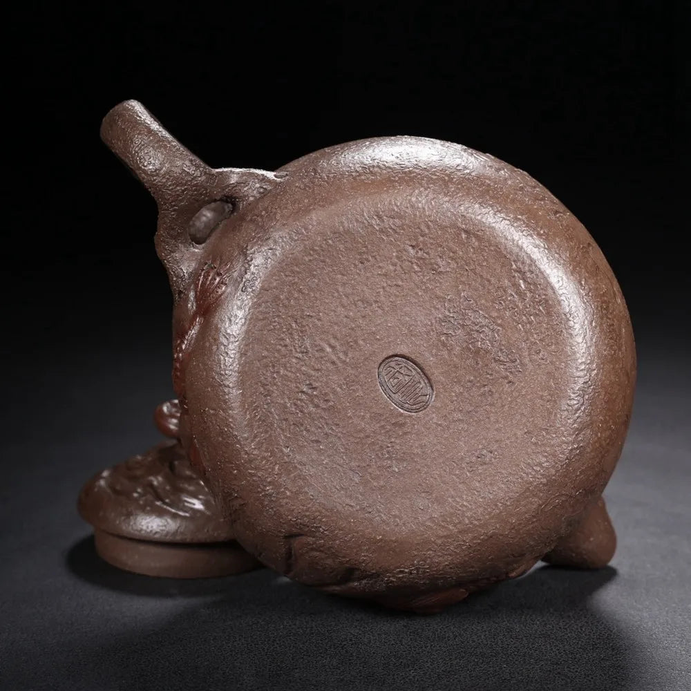 Chinese Yixing Zisha Clay Teapot  Hidden Dragon Pot Chen Guoliang 300ml