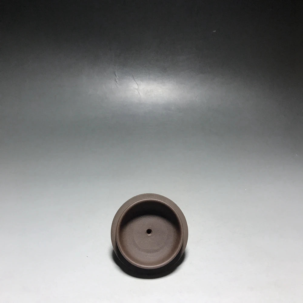 Chinese Yixing Zisha Clay Teapot  High foot Tripod Stone Ladle Pot  Pei Shimin 350ml