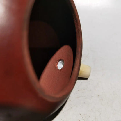 Chinese Yixing Zisha Clay Teapot  Inlaid Jade Pot Gu Jingzhou 280ml