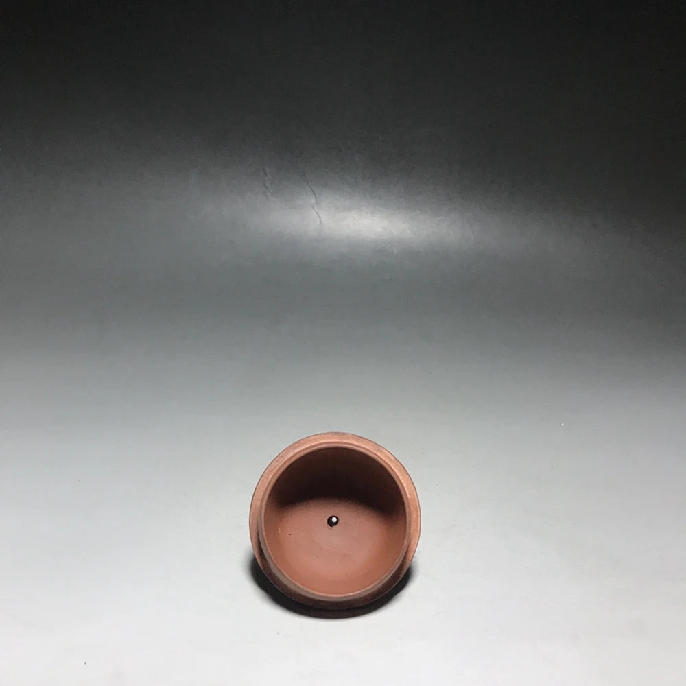 Chinese Yixing Zisha Clay Teapot  Jade Inlaid Six Sides Qin Quan Pot Yang Pengnian 350ml