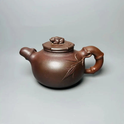 Chinese Yixing Zisha Clay Teapot  Jade Rabbit Pot He Daohong 220ml