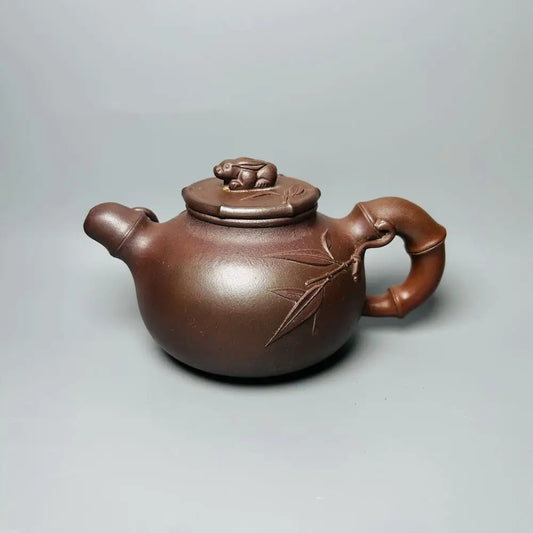 Chinese Yixing Zisha Clay Teapot  Jade Rabbit Pot He Daohong 220ml