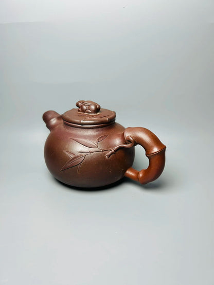 Chinese Yixing Zisha Clay Teapot  Jade Rabbit pot He Daohong 220ml