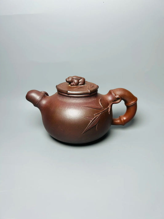 Chinese Yixing Zisha Clay Teapot  Jade Rabbit pot He Daohong 220ml