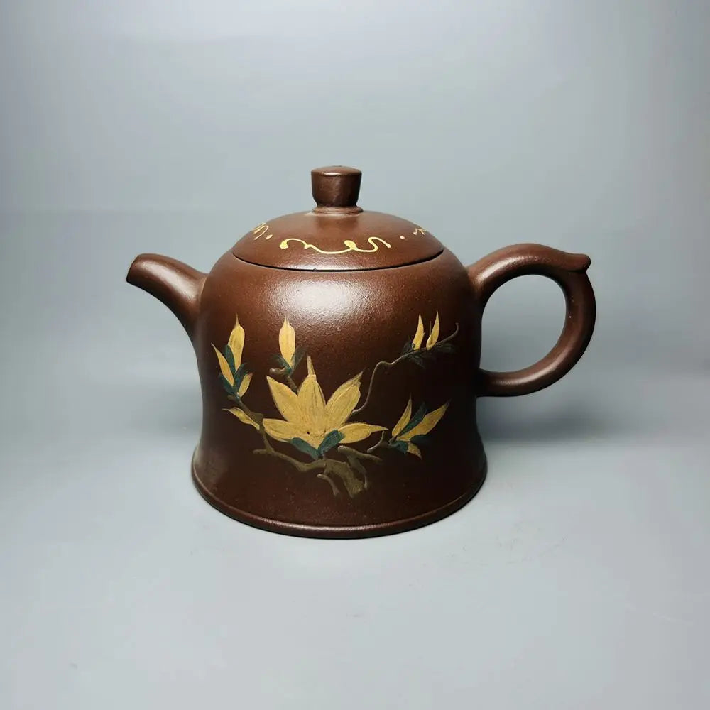 Chinese Yixing Zisha Clay Teapot  Jinzhong Maple Leaf Pot Zhu Kexin 380ml