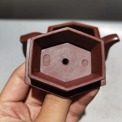 Chinese Yixing Zisha Clay Teapot  Kirin Square Pot Shi Xiaoma 280ml