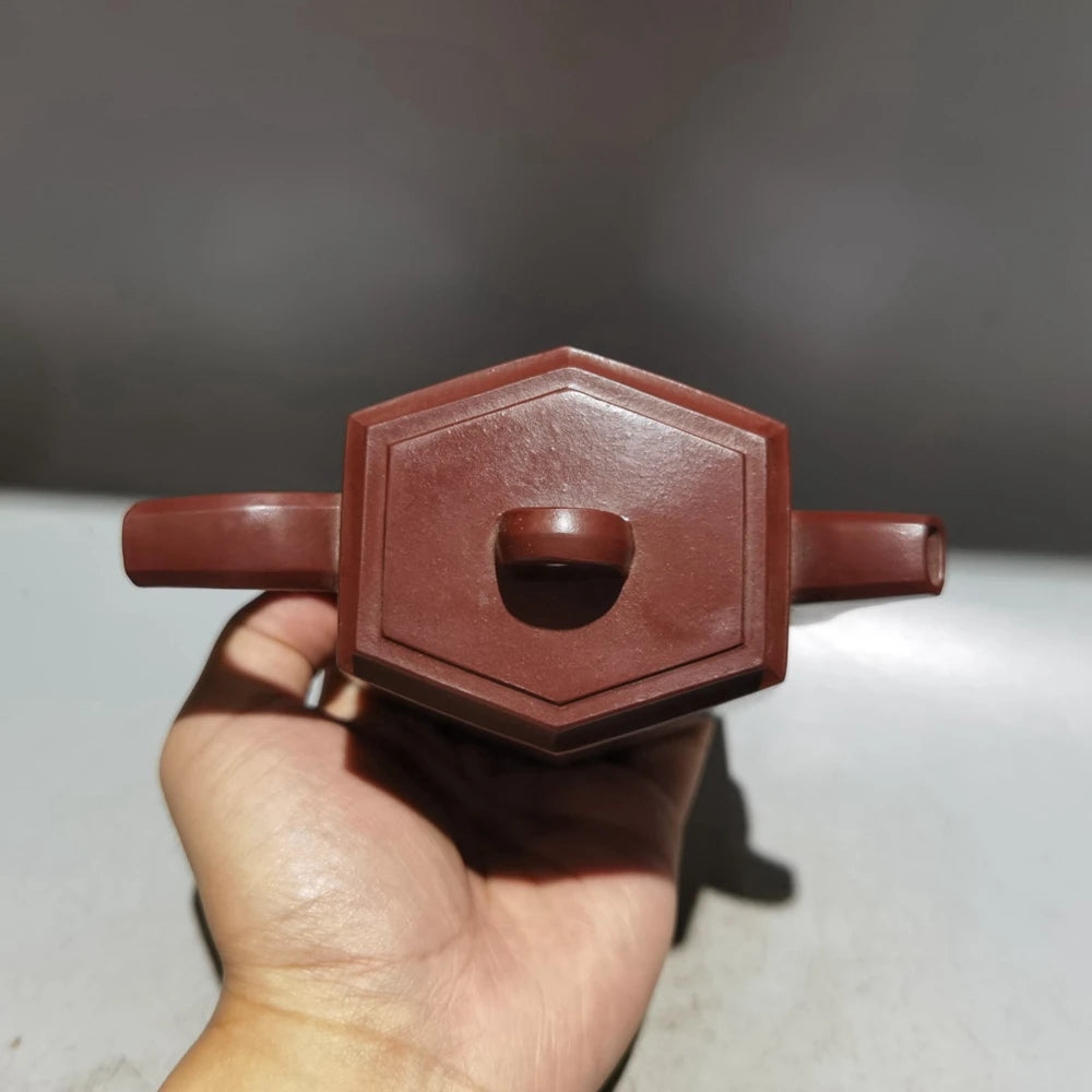 Chinese Yixing Zisha Clay Teapot  Kirin Square Pot Shi Xiaoma 280ml