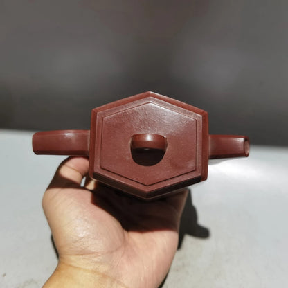 Chinese Yixing Zisha Clay Teapot  Kirin Square Pot Shi Xiaoma 280ml